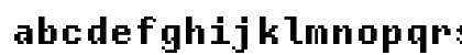 Bodge Bold Lowercase Preview