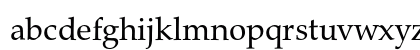 Palladio URW Regular Lowercase Preview