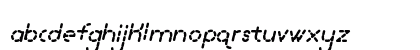 Lamborgini Bold Italic Dash Regular Lowercase Preview