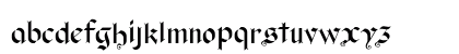 Old Wise Lord Regular Lowercase Preview