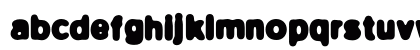 BlurBold Regular Lowercase Preview