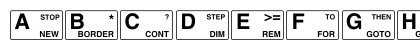 ZXSpectrum Keyboard Lowercase Preview