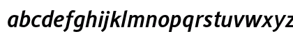 Alber Medium Italic Lowercase Preview