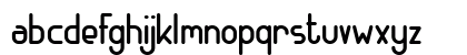 ADHE Sans FREE Regular Lowercase Preview