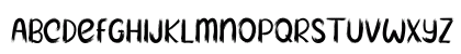 Blue Paint Regular Lowercase Preview