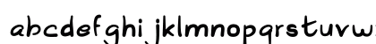 Black Cat Regular Lowercase Preview