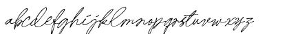Valintina Regular Lowercase Preview