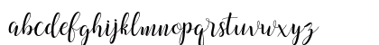 chalala script Lowercase Preview