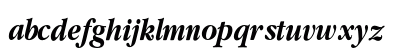 ClassicRussianC Bold Italic Lowercase Preview