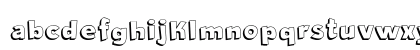 Crazy Krabs Shadow Regular Lowercase Preview