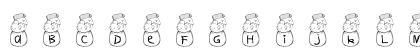 101! No Peas! Regular Lowercase Preview