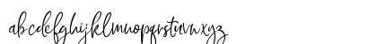 Mawar Merah Regular Lowercase Preview