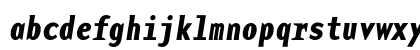 BaseMono Bold Italic Lowercase Preview