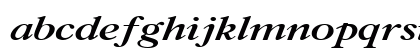 Caslon Bold Italic Lowercase Preview