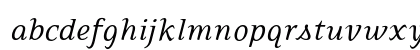 EideticSerif-Italic Regular Preview