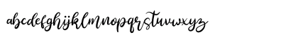 Anjellic Dafont Regular Lowercase Preview