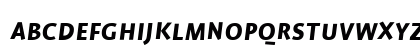 Profile Bold Italic Lowercase Preview