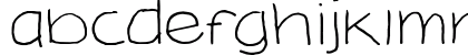 FG Hedda Regular Lowercase Preview