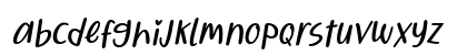Qiyoshi Italic Lowercase Preview