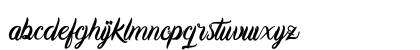 Karmila Script Regular Lowercase Preview
