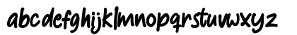 Jarbomhollow Regular Lowercase Preview