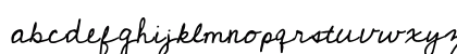 Cedarville Cursive Regular Lowercase Preview