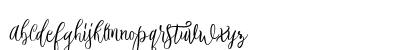 BeautyGreen Regular Lowercase Preview