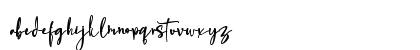 Angellonia Regular Lowercase Preview