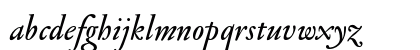 Jannon Med Italic Lowercase Preview