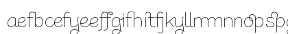Kushtie Ligatures Light Ligatures Lowercase Preview