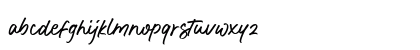 United White Regular Lowercase Preview