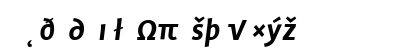 Profile Bold Italic Lowercase Preview