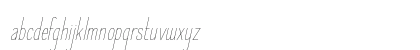 Elegant Sans Thin Italic Lowercase Preview