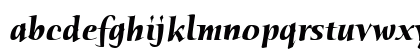 Humana Serif ITC Bold Italic Lowercase Preview