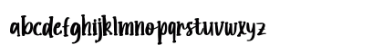 Ghostly Regular Lowercase Preview