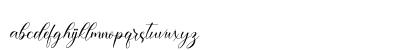 Morelove Regular Lowercase Preview