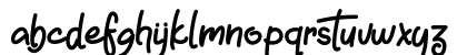 Baby Gumbout Regular Lowercase Preview