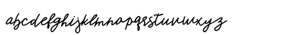Mr. Monty Regular Lowercase Preview