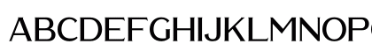 WALDECRY Regular Lowercase Preview