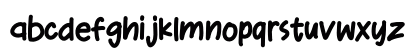 Urang Kaya Regular Lowercase Preview