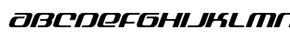Yeoman Jack Super-Italic Regular Lowercase Preview