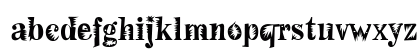 F2FMadZine LT Std Fear Regular Lowercase Preview