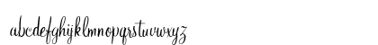 Mahogany Script AT Regular Lowercase Preview