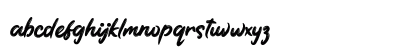 The Brodolly Personal Use Lowercase Preview
