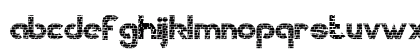 BRICK WALL Regular Lowercase Preview