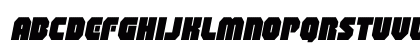 Shogunate Expanded Italic Expanded Italic Lowercase Preview