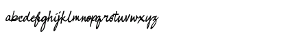 Samantha Regular Lowercase Preview