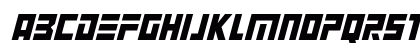 Angry Android Italic Lowercase Preview