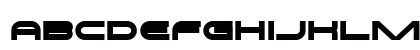 THRONE FREE Regular Lowercase Preview