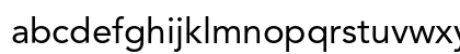 Avenir 55 Roman Lowercase Preview